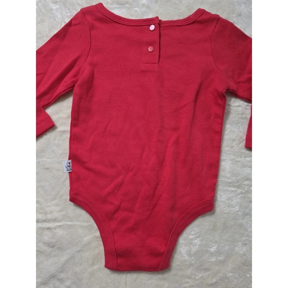 Vintage Y2K Sprockets Baby Girl Hearts Red Bodysuit 6-9M NWT Cute